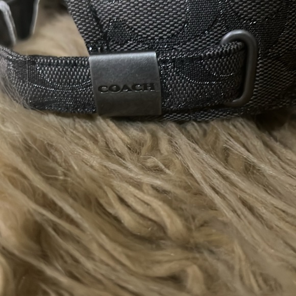 Coach Baseball Hat In Metallic Signature - Picture 7 of 13